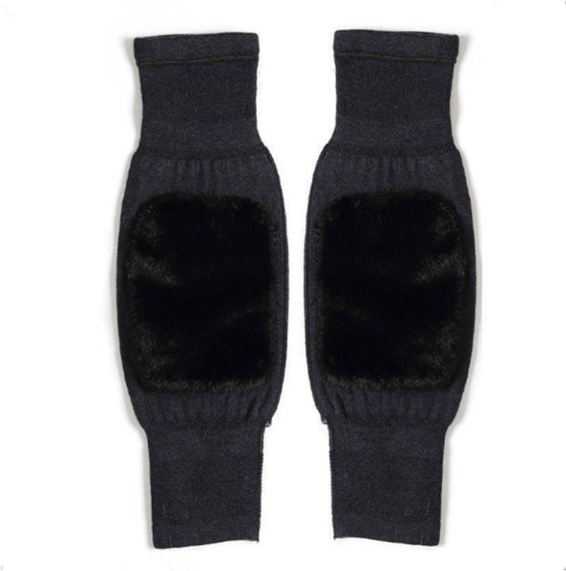 Winter Warm Knee Pads | Soft Fleece Knee Warmers for Pain Relief & Cold Weather Protection | Stretchable Thermal Knee Support