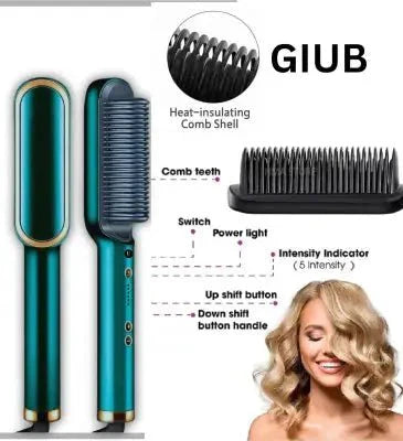 Electric Hair Straightening Comb – Fast Heating, Free Styling