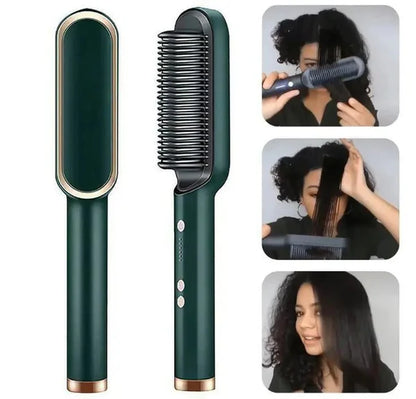 Electric Hair Straightening Comb – Fast Heating, Free Styling