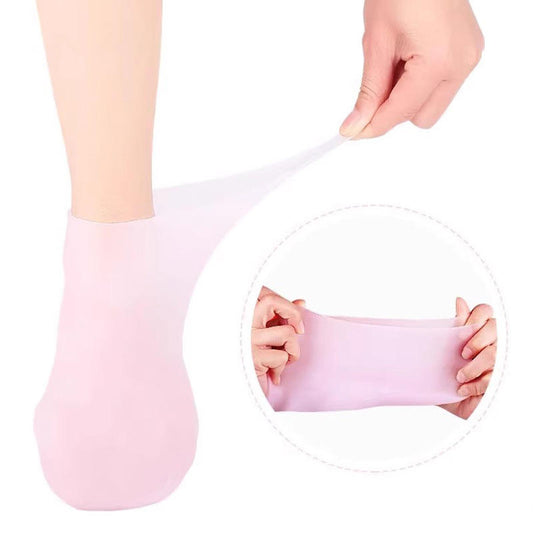 Silicone Moisturizing Socks | Soft Gel Socks for Dry & Cracked Heels