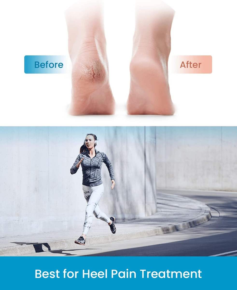 Silicone Heel Protectors- Relief for Dry, Cracked & Painful Heels